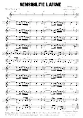 download the accordion score SENSIBILITE LATINE in PDF format
