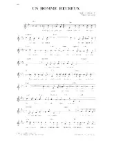 descargar la partitura para acordeón Un homme heureux en formato PDF