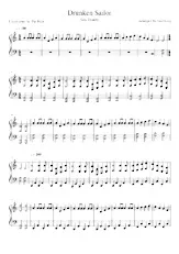 download the accordion score Drunken Sailor in PDF format
