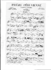 scarica la spartito per fisarmonica Prière péruvienne (bando A et B +orchestration complète) in formato PDF
