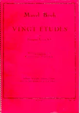 download the accordion score Vingt Études (Pour Trompette Ut Ou Sib in PDF format