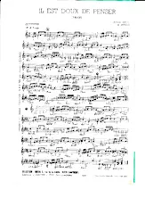 descargar la partitura para acordeón Il est doux de penser en formato PDF