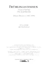 scarica la spartito per fisarmonica Les Voix du Printemps in formato PDF