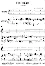 télécharger la partition d'accordéon Concert Fortepianowy C-dur n°1 op15 (Concerto pour piano en ut majeur n °1 op15)(Piano Avec Orchestre)  au format PDF