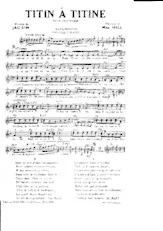 descargar la partitura para acordeón Titin à Titine en formato PDF