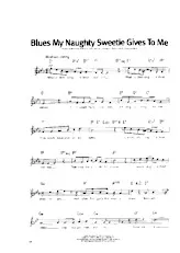 télécharger la partition d'accordéon blues my naughty sweetie gives me au format PDF