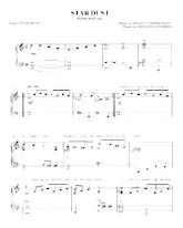 descargar la partitura para acordeón Star dust (Etoile d'amour) en formato PDF