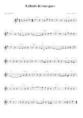 download the accordion score Enfants de tous pays in PDF format