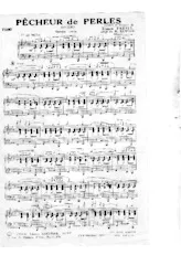 télécharger la partition d'accordéon Pêcheurs de perles (partie piano + orchestration) au format PDF