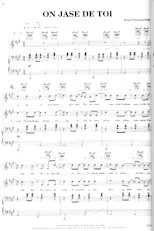 download the accordion score On jase de toi in PDF format