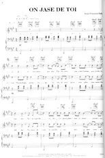 descargar la partitura para acordeón On jase de toi en formato PDF