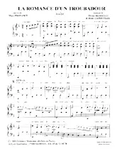 download the accordion score La romance d'un troubadour in PDF format