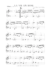 download the accordion score LA VIE EN ROSE Arr. Piano in PDF format