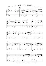 télécharger la partition d'accordéon LA VIE EN ROSE Arr. Piano au format PDF