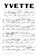 download the accordion score YVETTE in PDF format