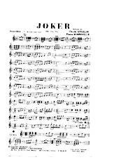 télécharger la partition d'accordéon JOKER au format PDF