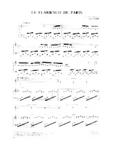 scarica la spartito per fisarmonica Le flamenco de Paris in formato PDF