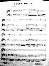 download the accordion score C'est comme ça in PDF format
