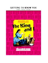 scarica la spartito per fisarmonica Getting to Know You (From The King and I) in formato PDF
