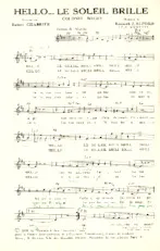 download the accordion score HELLO LE SOLEIL BRILLE in PDF format