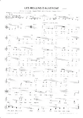 télécharger la partition d'accordéon LES MOULINS D'AUVERGNE au format PDF