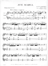 download the accordion score AVE MARIA in PDF format
