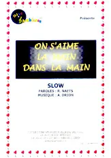 download the accordion score ON S'AIME LA MAIN DANS LA MAIN in PDF format