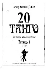 download the accordion score Astor Piazzolla : 20 Tango  (Volume 1-10) (Bayan / Accordéon) in PDF format