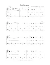 descargar la partitura para acordeón Just because en formato PDF