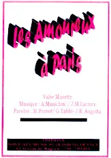 télécharger la partition d'accordéon LES AMOUREUX A PARIS au format PDF