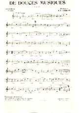 télécharger la partition d'accordéon DE DOUCES MUSIQUES au format PDF