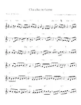 descargar la partitura para acordeón Cha-cha on t'aime en formato PDF