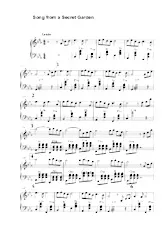 download the accordion score Song from a Secret Garden in PDF format