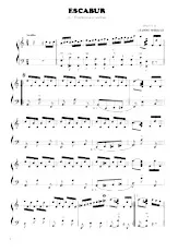 descargar la partitura para acordeón Escabur en formato PDF