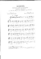 descargar la partitura para acordeón Adios  (l'Amour est un mensonge) en formato PDF