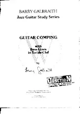download the accordion score Jazz Method Guitar/ PartitionsJazz Guitar Study Series / Comping  With Bass Lines in treble clef in PDF format