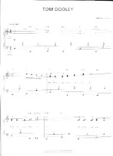 download the accordion score Tom Dooley in PDF format