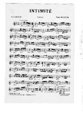 download the accordion score Intimité in PDF format