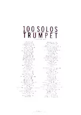 télécharger la partition d'accordéon 100 SOLOS TRUMPET (Arranged by Robin De Smet) au format PDF