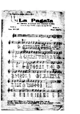 télécharger la partition d'accordéon LA PAGAIA (De l'Opérette : Les femmes nues) au format PDF