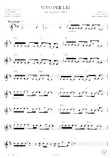 descargar la partitura para acordeón Vivo Per lei (relevé Théo) en formato PDF