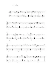 download the accordion score Let it be in PDF format