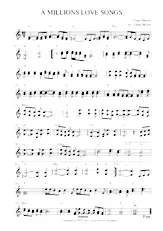 télécharger la partition d'accordéon A MILLIONS LOVE SONGS au format PDF