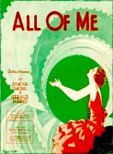 download the accordion score All of me in PDF format