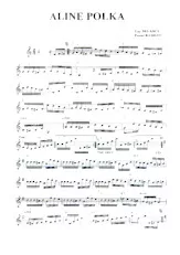 descargar la partitura para acordeón Aline polka en formato PDF
