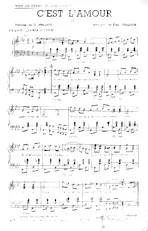 download the accordion score C' EST L'AMOUR in PDF format