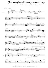 scarica la spartito per fisarmonica Bachata de mes amours in formato PDF