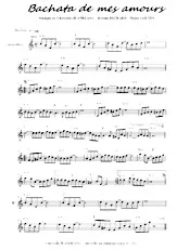 descargar la partitura para acordeón Bachata de mes amours en formato PDF