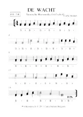 download the accordion score DE WACHT in PDF format