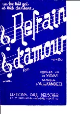 télécharger la partition d'accordéon Refrain d'amour (fox-trot) au format PDF